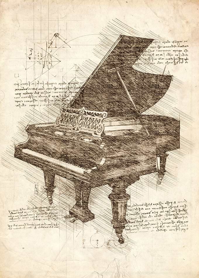 Old Grand Piano