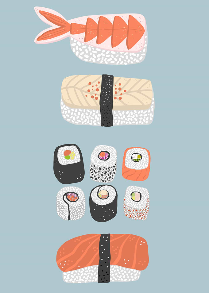 Sushi Roll Maki Nigiri