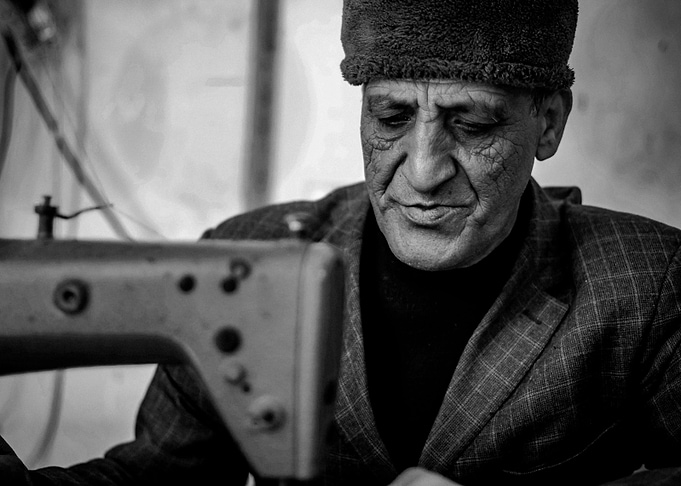 Sewing in Gaza