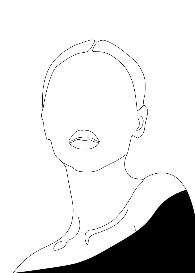 Woman Elegant Line