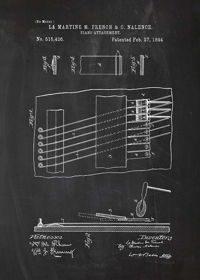 1894 Piano Attachment