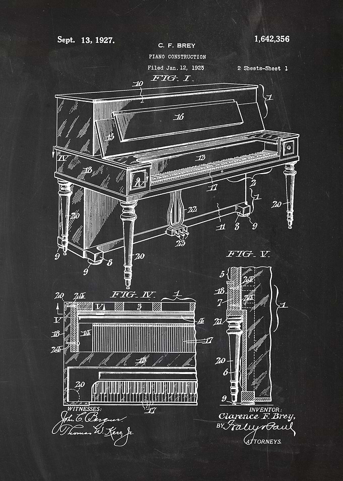 1925 Piano Construction