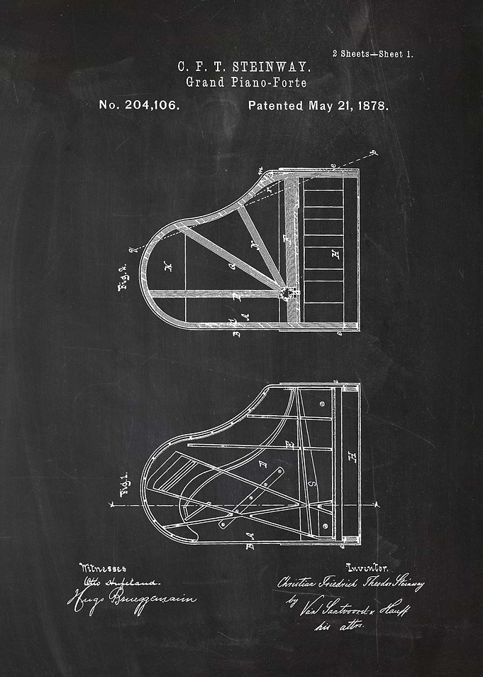 1878 Grand Piano Forte