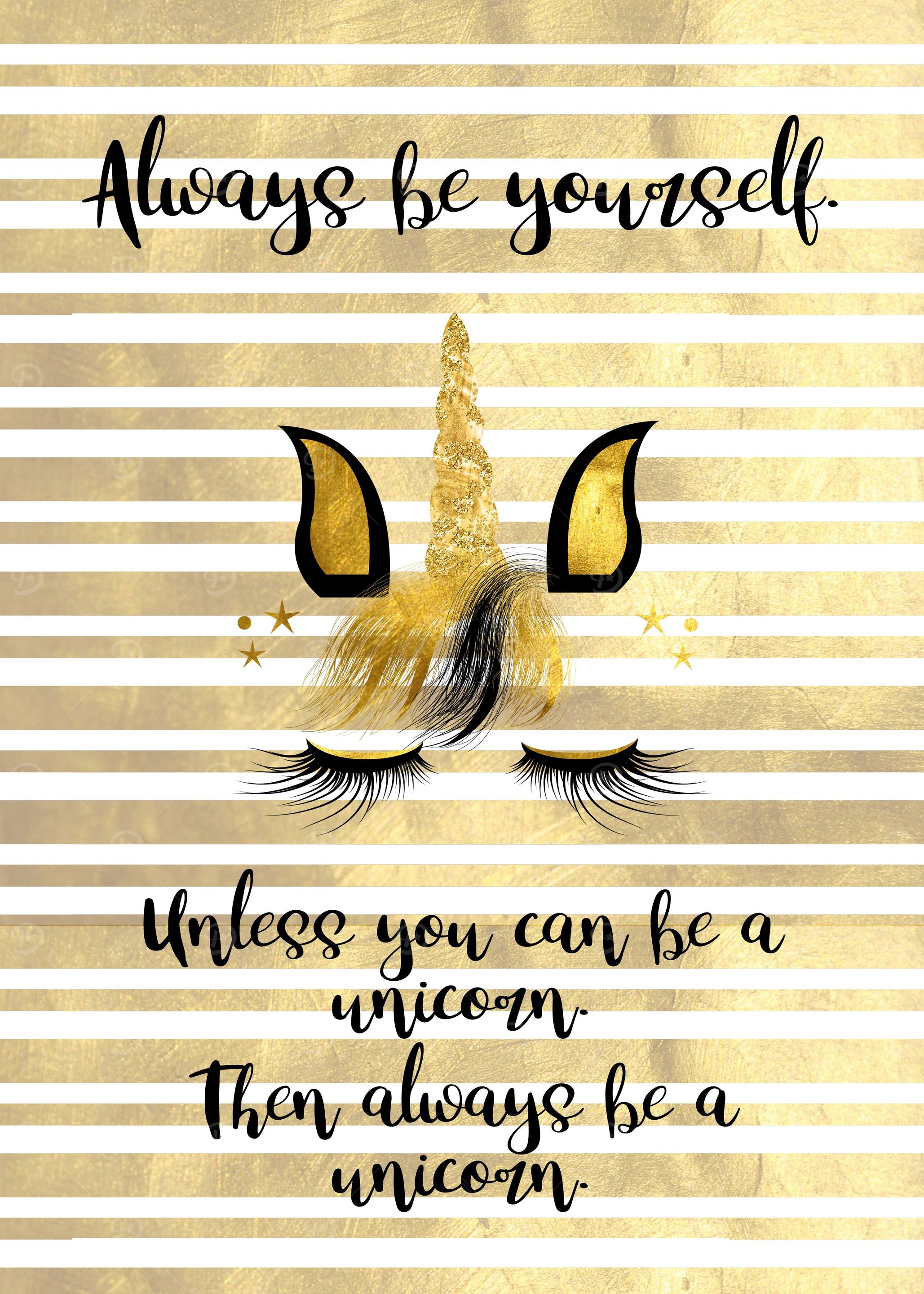 Gold Unicorn Quote