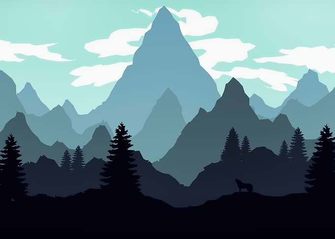 Minimalist Mountain