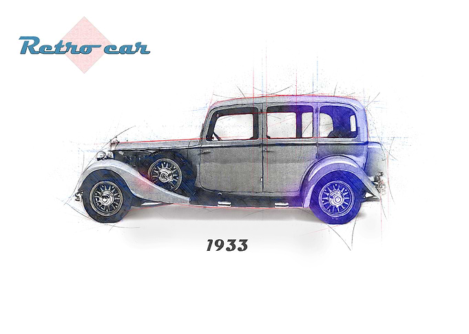 retro car 7