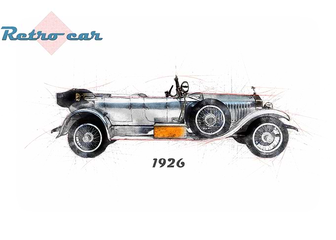 retro car 3