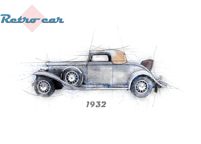 retro car 6