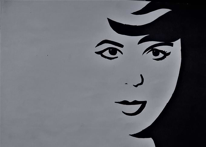 Half Faced Girl