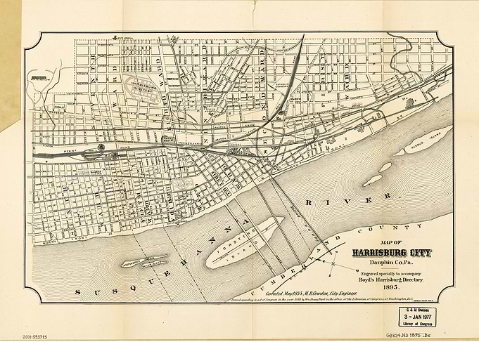 Harrisburg CIty, PA (1895)