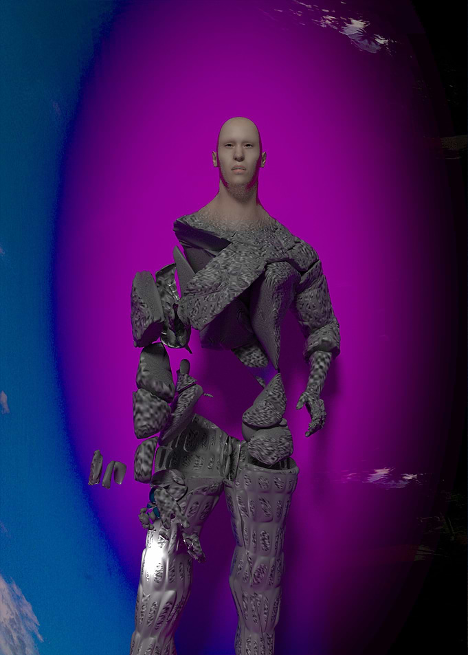 the Stone Man colapses