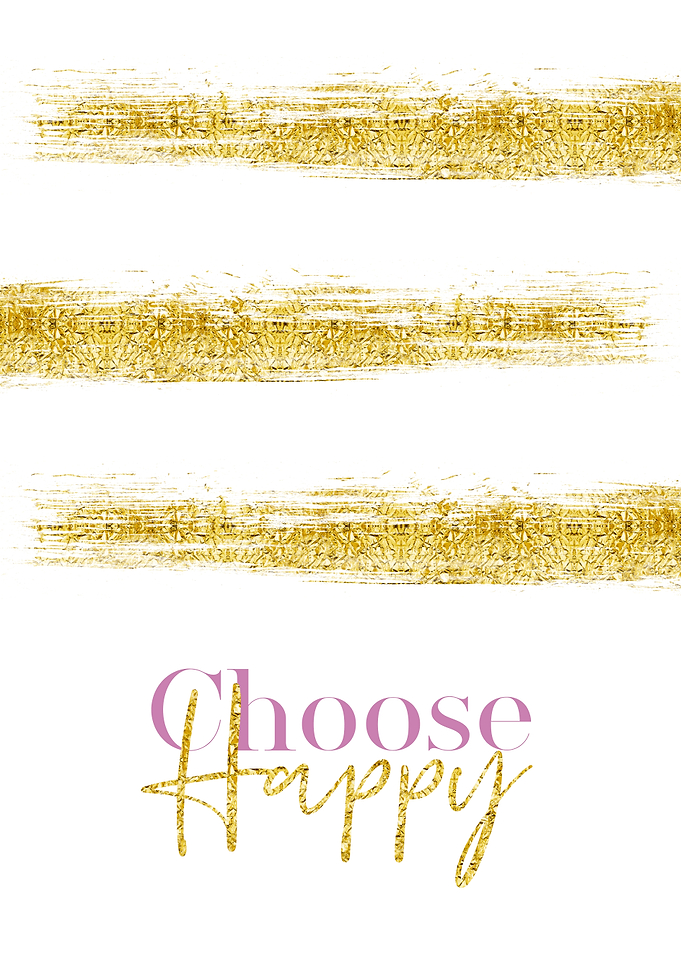 Text Art CHOOSE HAPPY