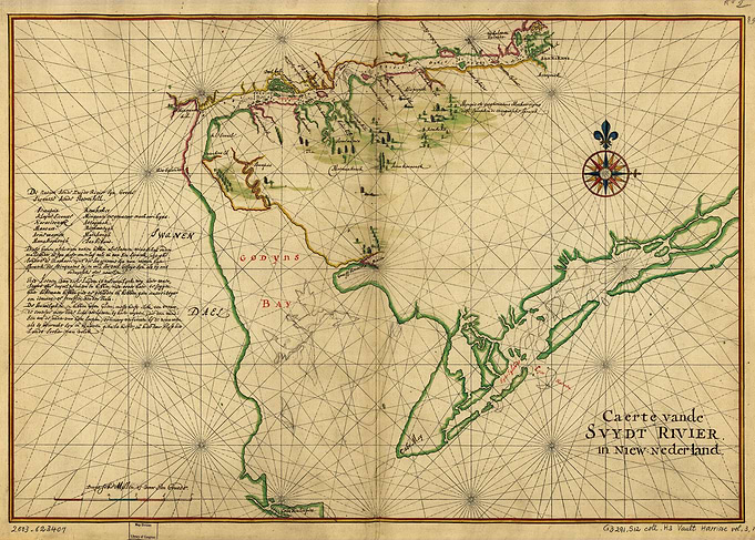 Delaware Bay Map (1639)