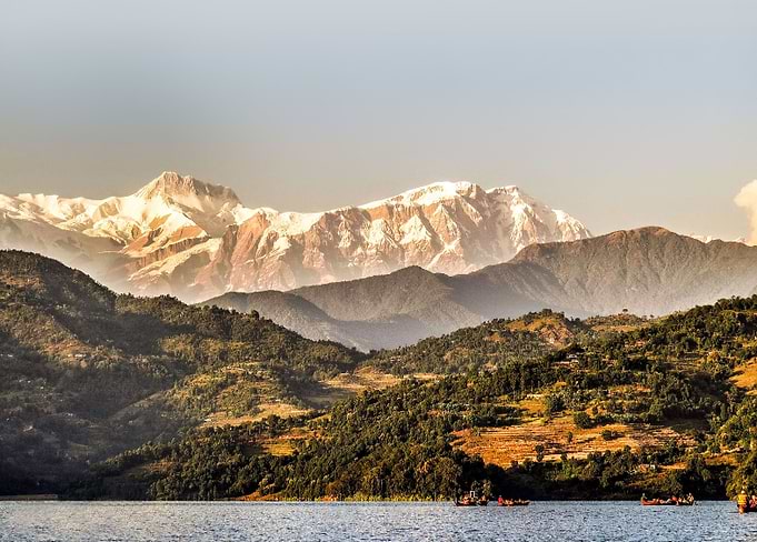 View of Annapurna Mountain