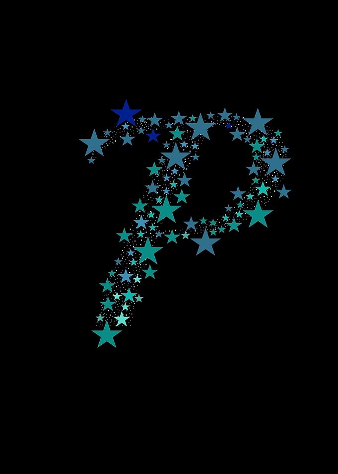P - Blue Stars
