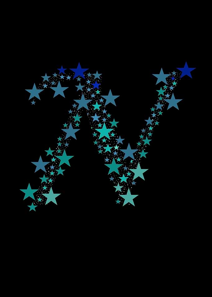 N - Blue Stars