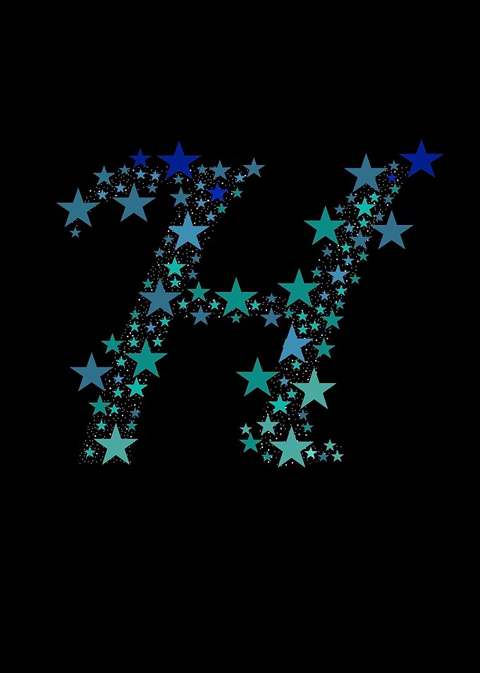 H - Blue Stars