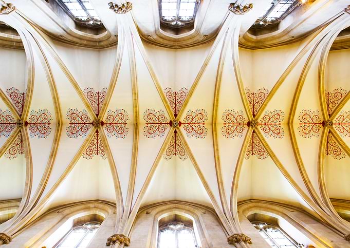 Wells cathedral ceiling