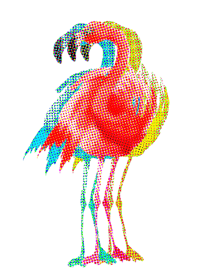 Triple Flamingo