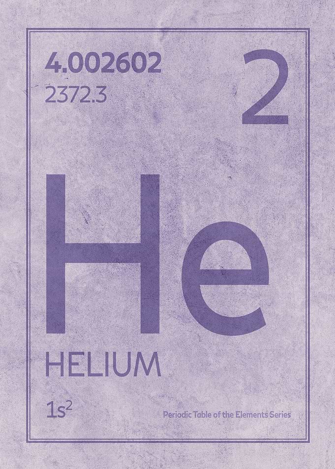Helium Element Chart