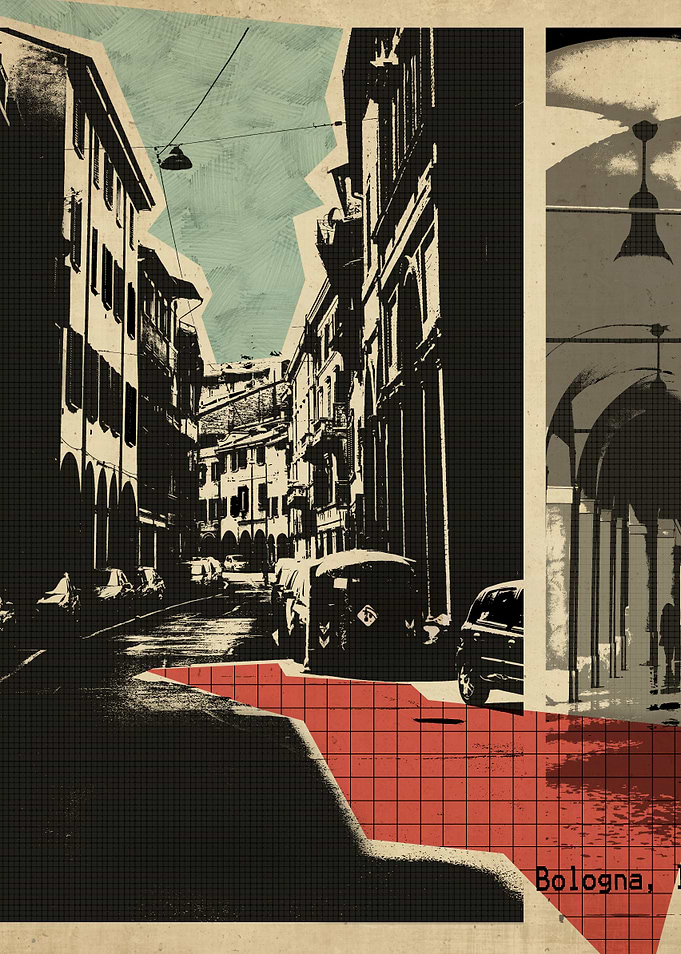stylish retro postcard 1
