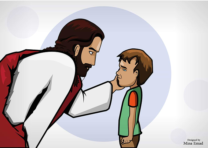 jesus kind to a kid pray d