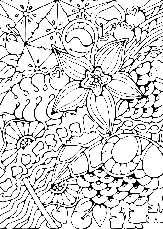 ZenDoodle Flower 02