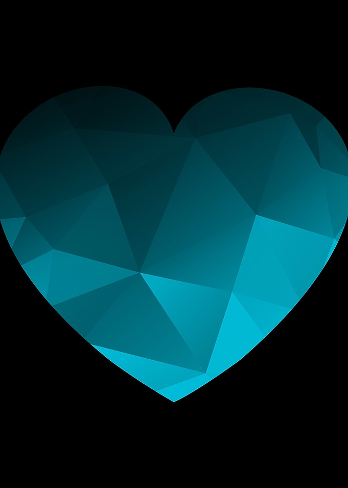 Crystalized heart