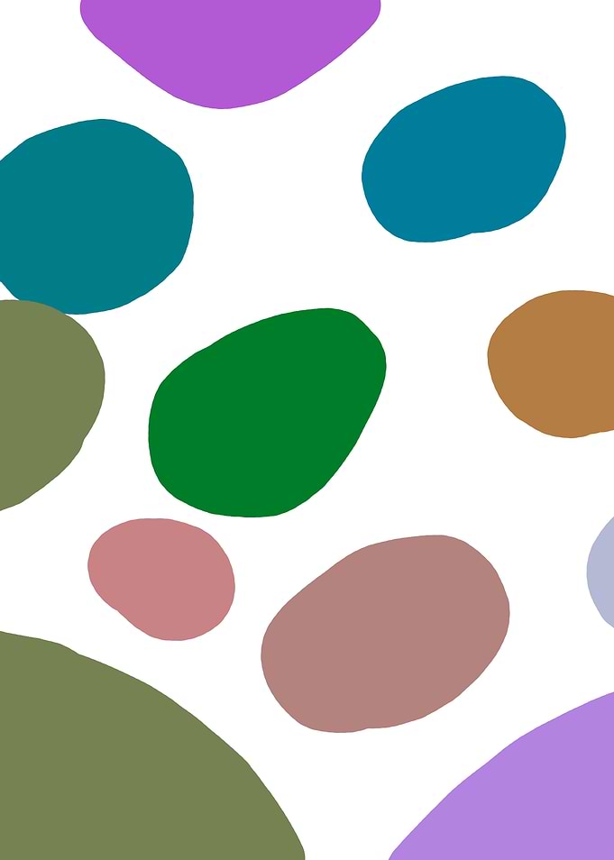 Design dots on white