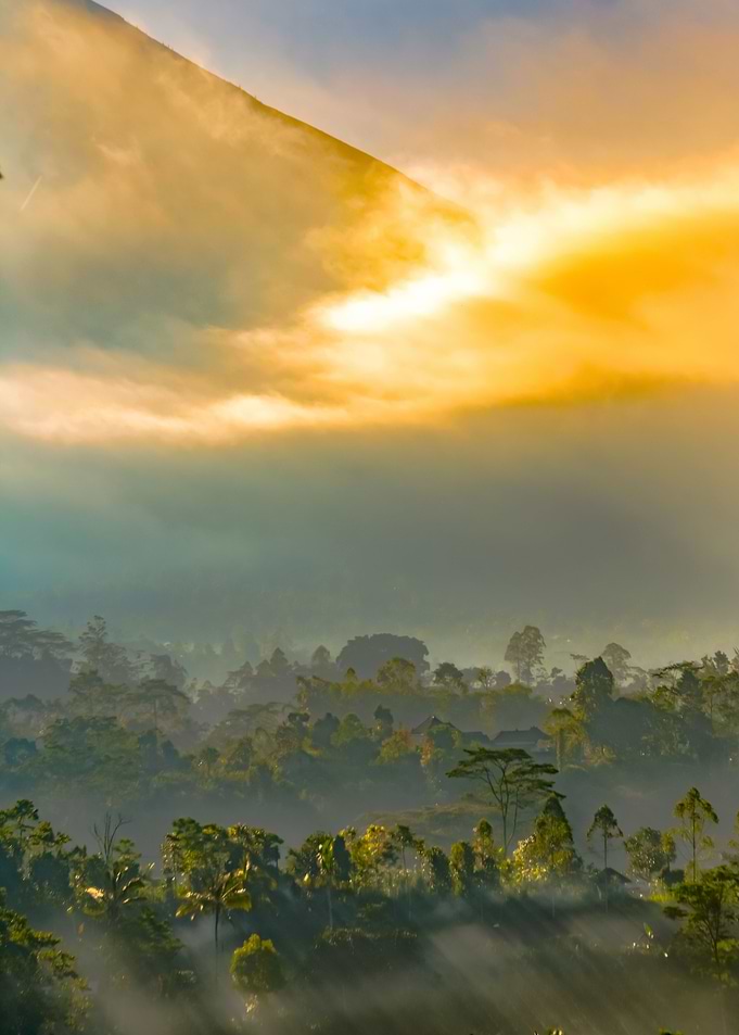 Mountain morning sunrice