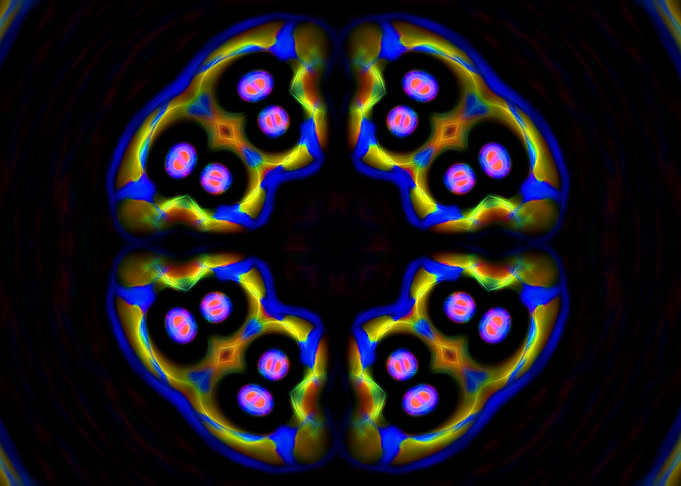kaleidoscope in darkness