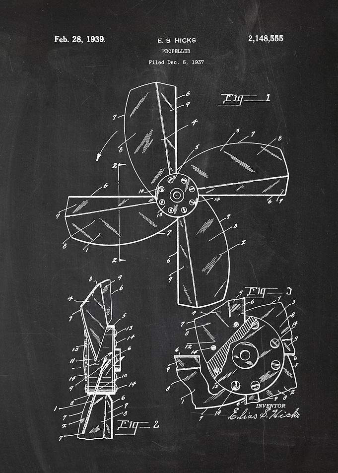 1937 Propeller-Patent