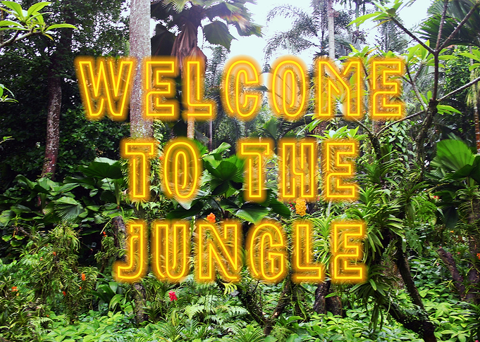 Welcome to the Jungle neon