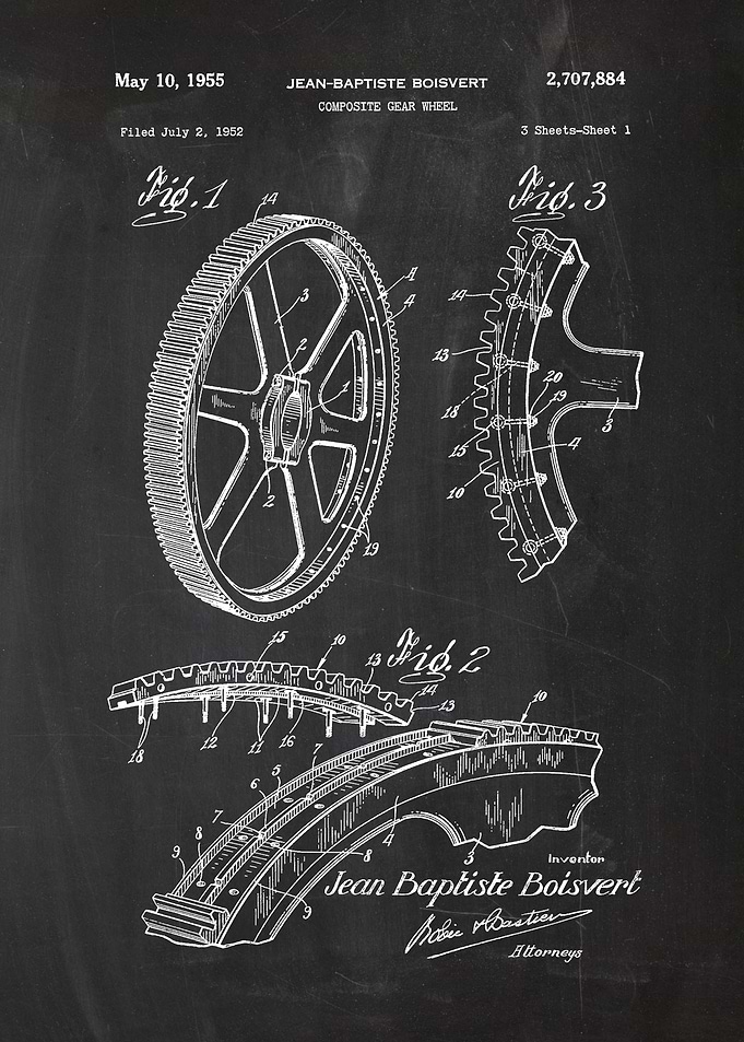 1952 Composite Gear Wheel