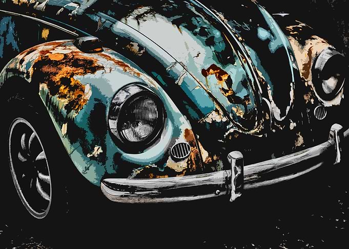 Radlook rusty Beetle VW