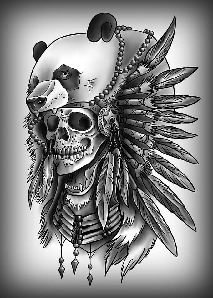 Skull & Panda