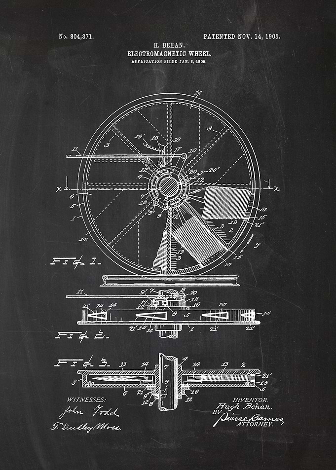 1905 Electromagnetic Wheel