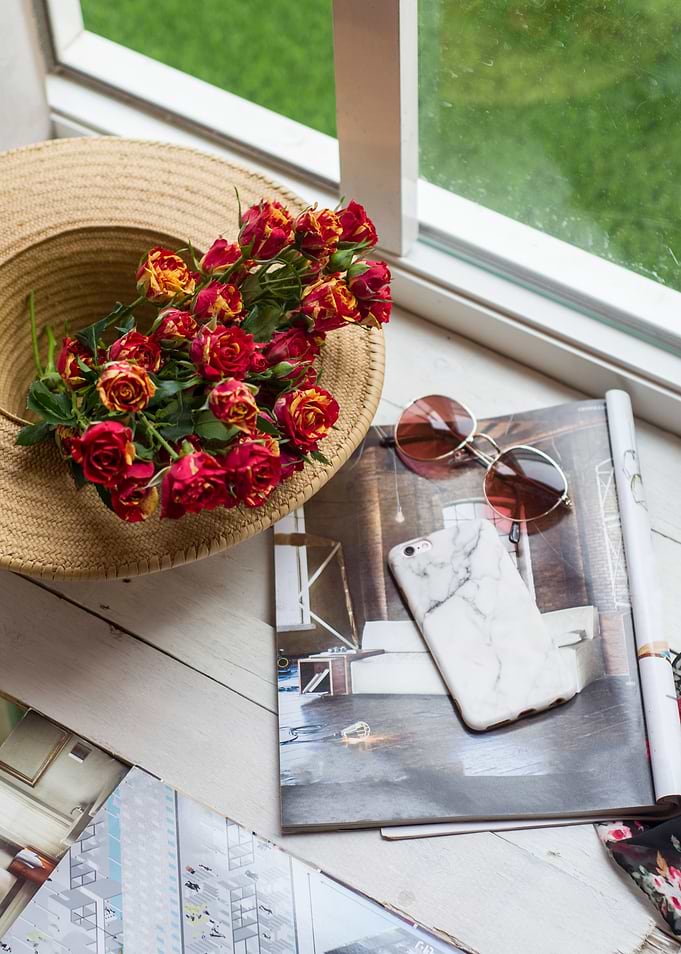 Flowers in house