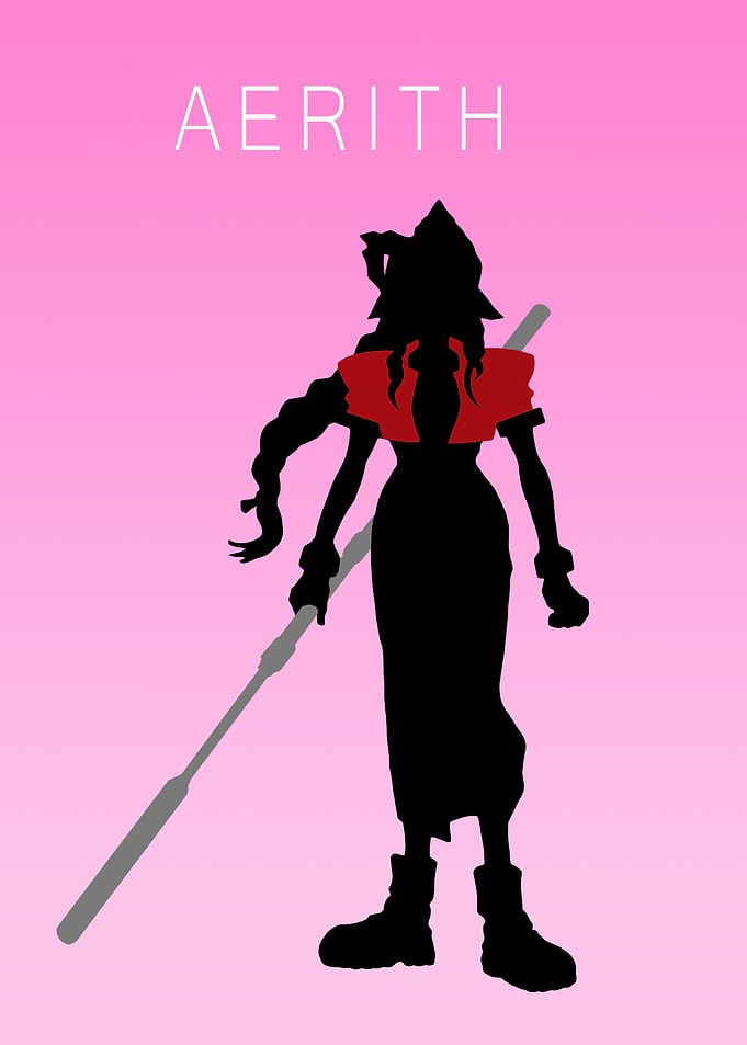 Minimalist Aerith