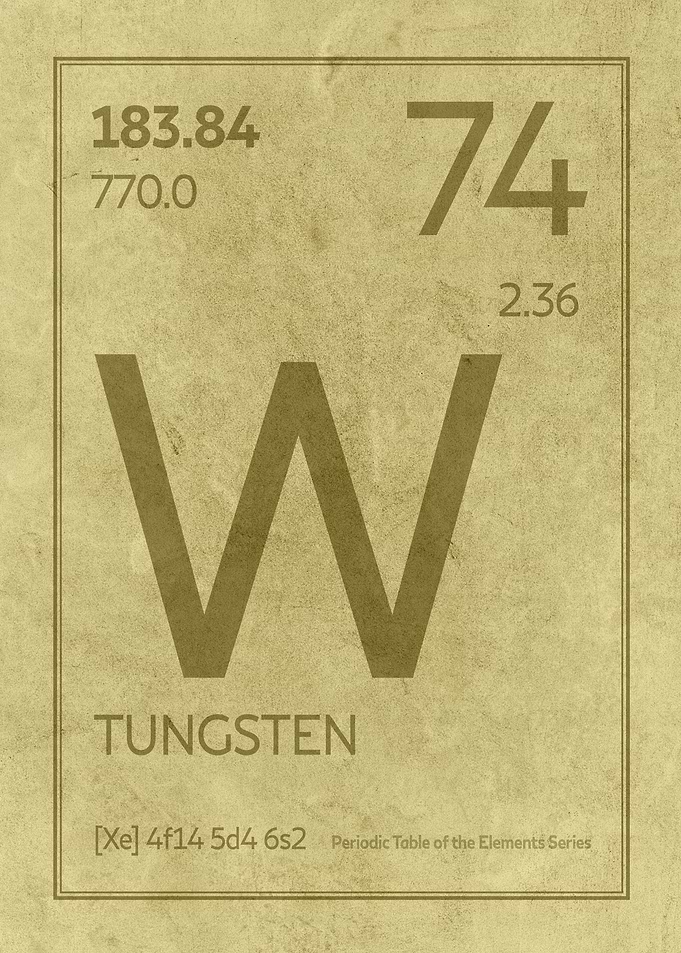 Tungsten Chemical Symbol
