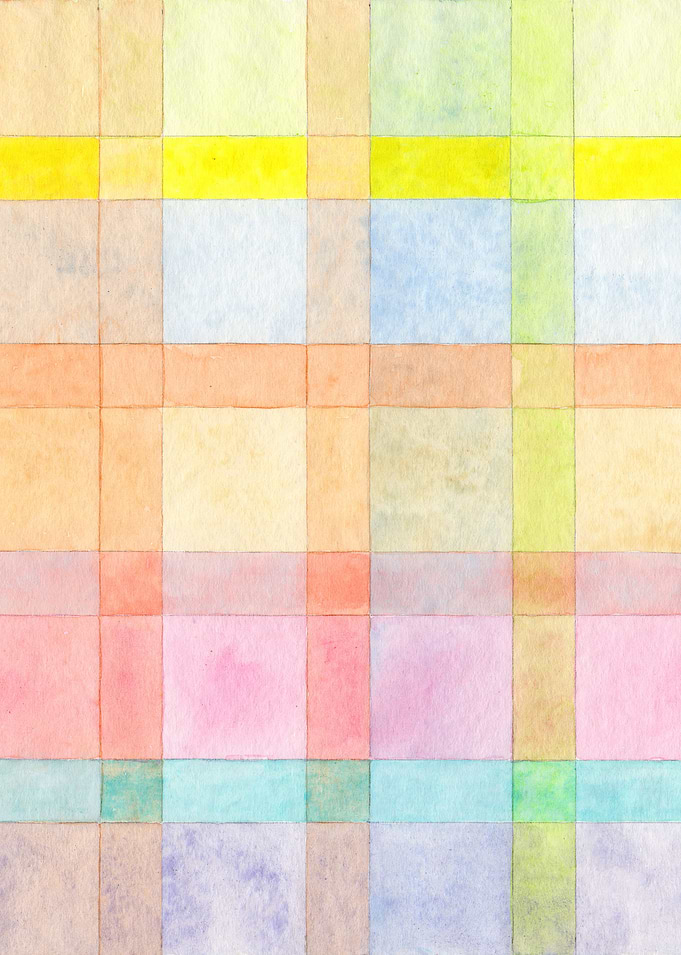 Pastel colored Watercolors