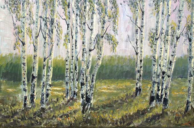 Spring birches