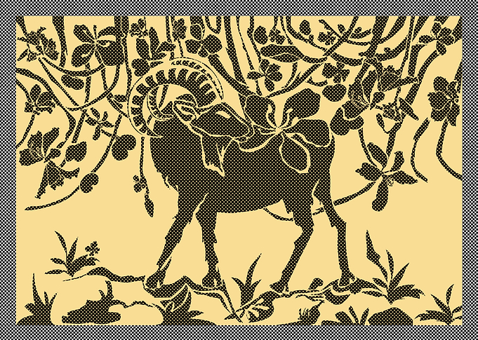 Goat Flower Graphic art