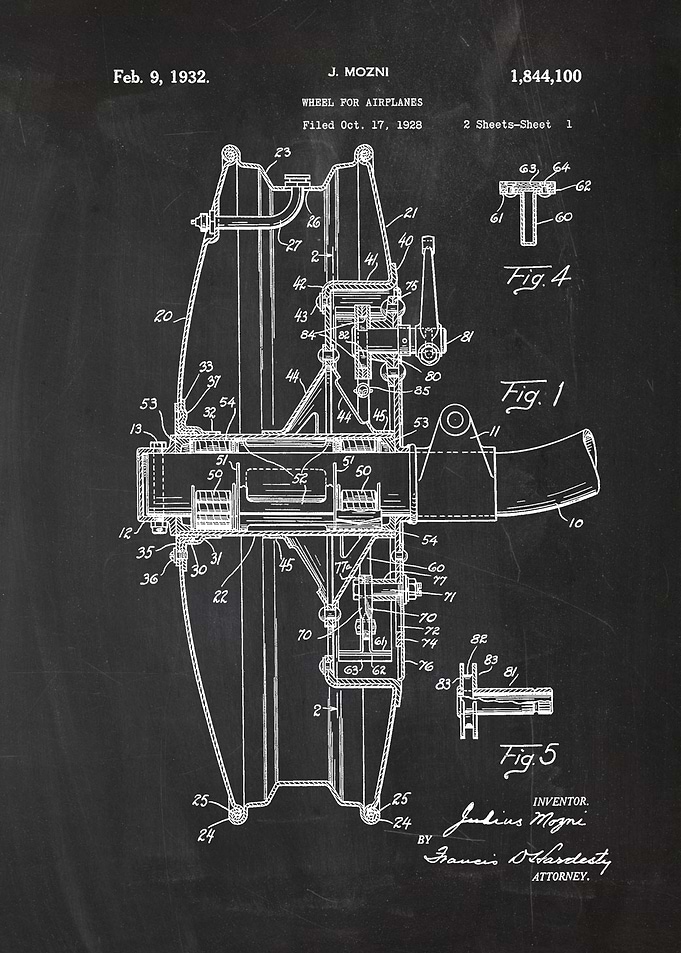 1928 Wheel for Airplanes