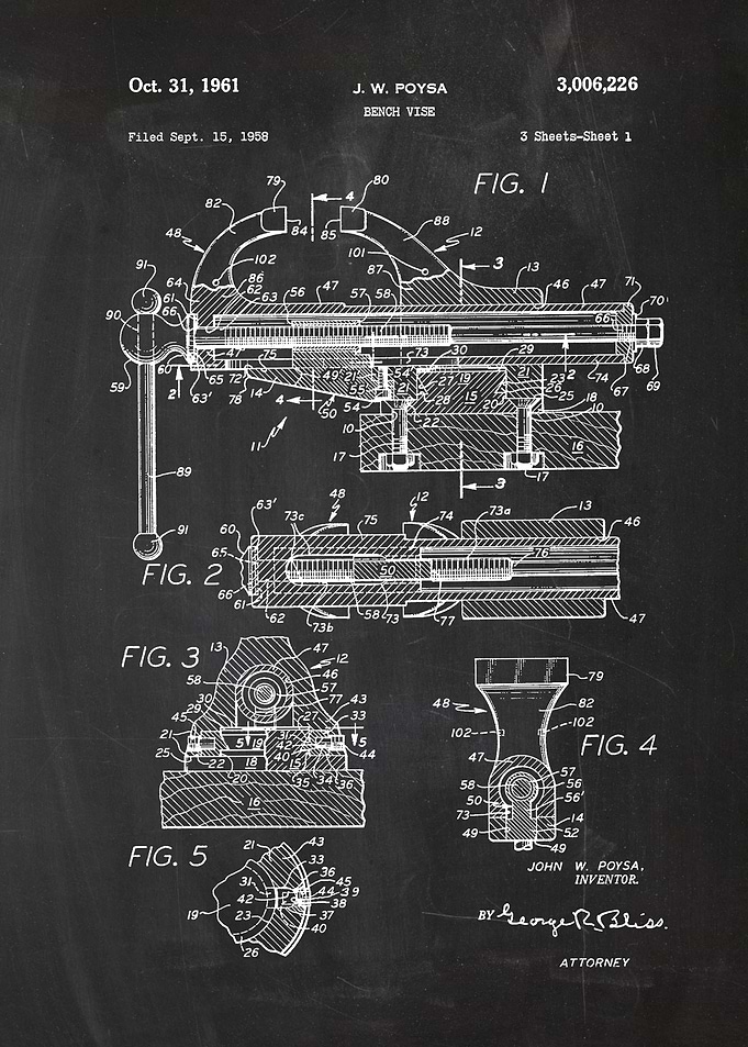 1958 Bench Vise