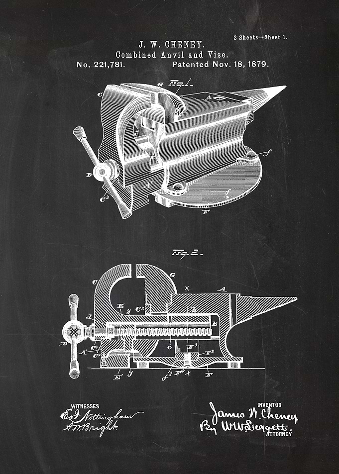 Combined Anvil and Vise