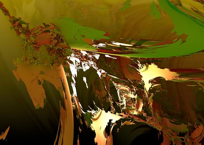Skeleton fractal human