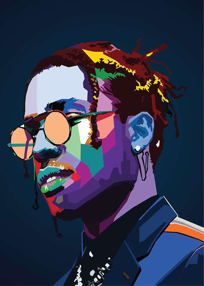 Asap Rocky WPAP Pop Art