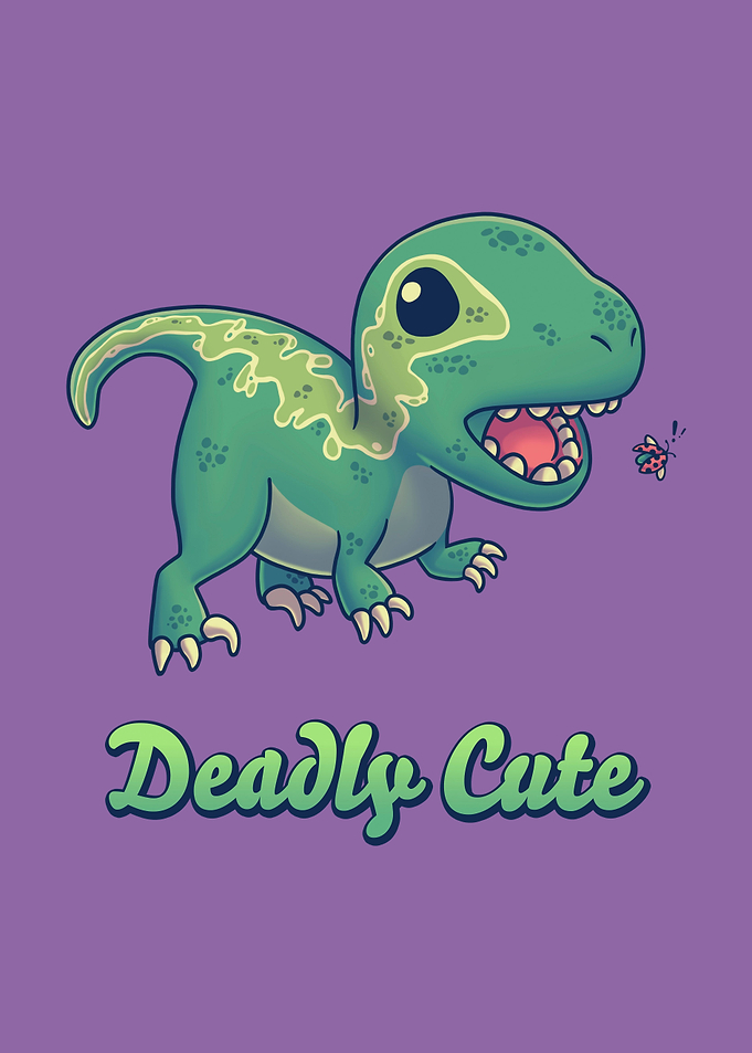 Deadly Cute Velociraptor
