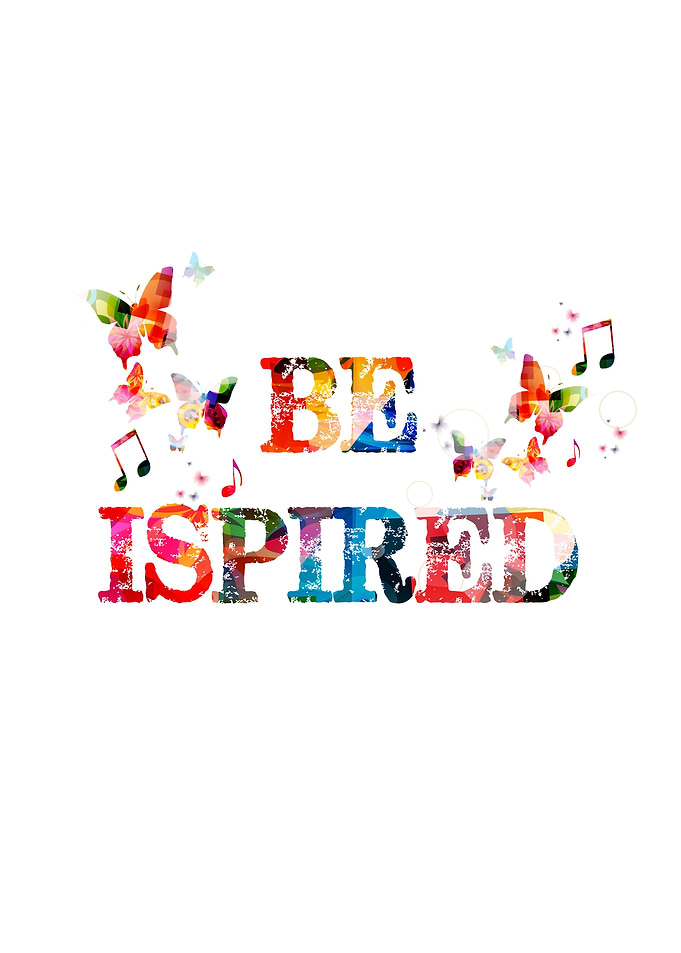 Be inspired inscription